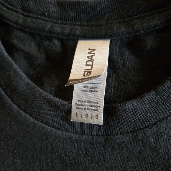 Handmade JESUS King of Kings Christian Graphic Tee Black Large - Picture 4 of 4